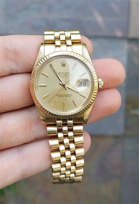 14k gold rolex.